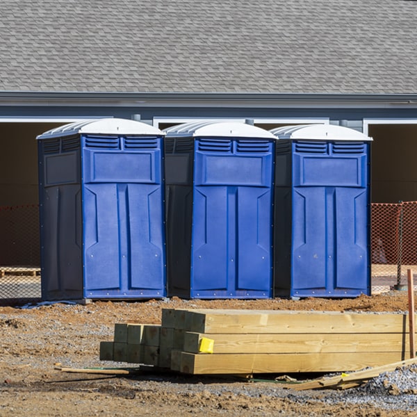 what is the maximum capacity for a single porta potty in Foley MN